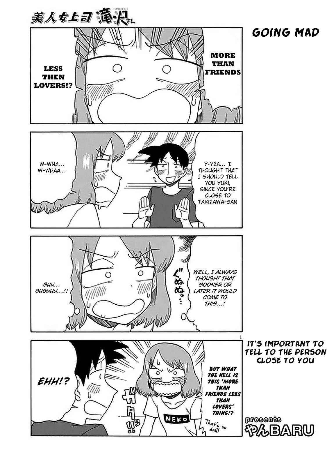 Bijin Onna Joushi Takizawa-san chapter 99 page 1