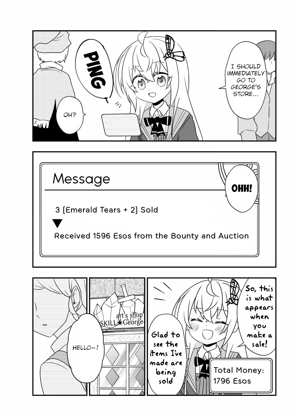 Bishoujo ni Natta kedo, Netoge Haijin Yattemasu chapter 13.2 page 1