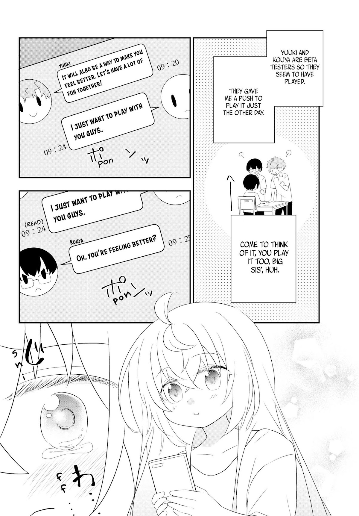 Bishoujo ni Natta kedo, Netoge Haijin Yattemasu chapter 2.1 page 14