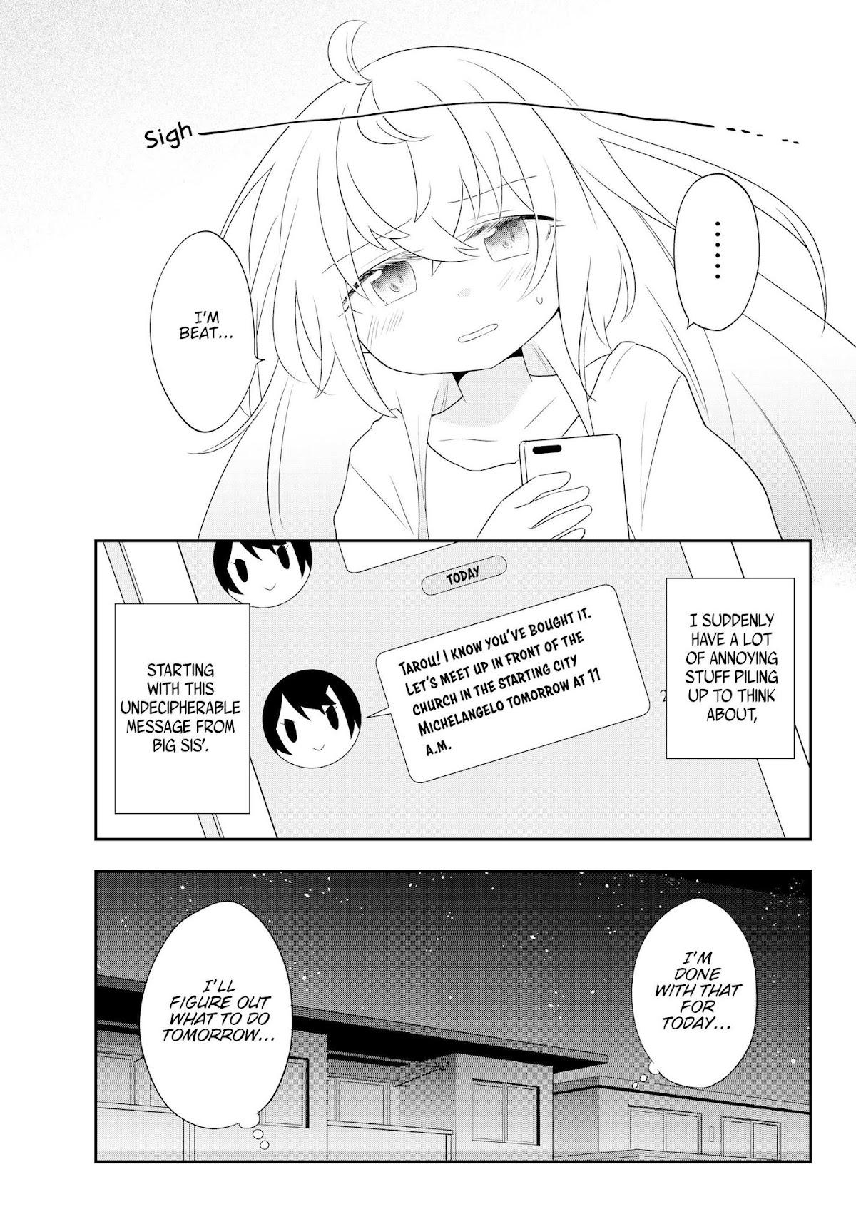 Bishoujo ni Natta kedo, Netoge Haijin Yattemasu chapter 2.1 page 6
