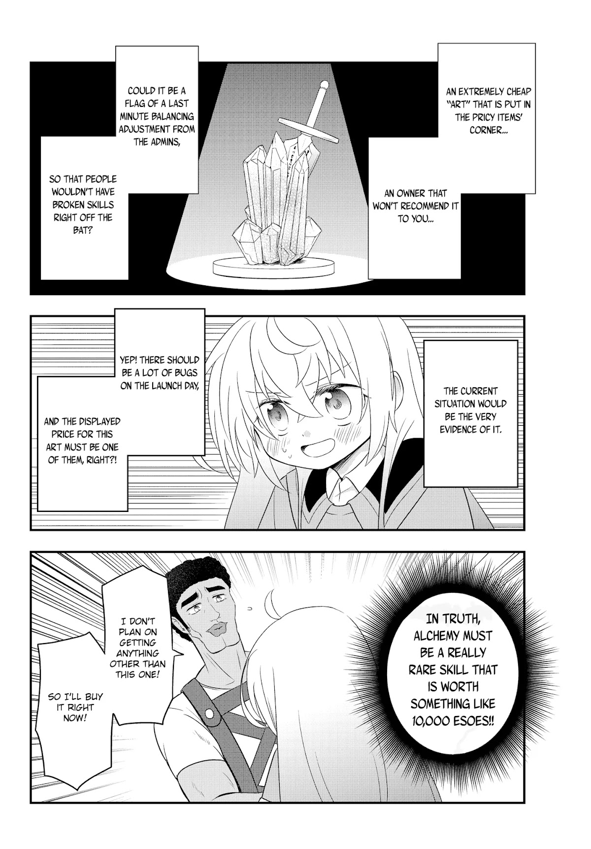Bishoujo ni Natta kedo, Netoge Haijin Yattemasu chapter 3.2 page 7