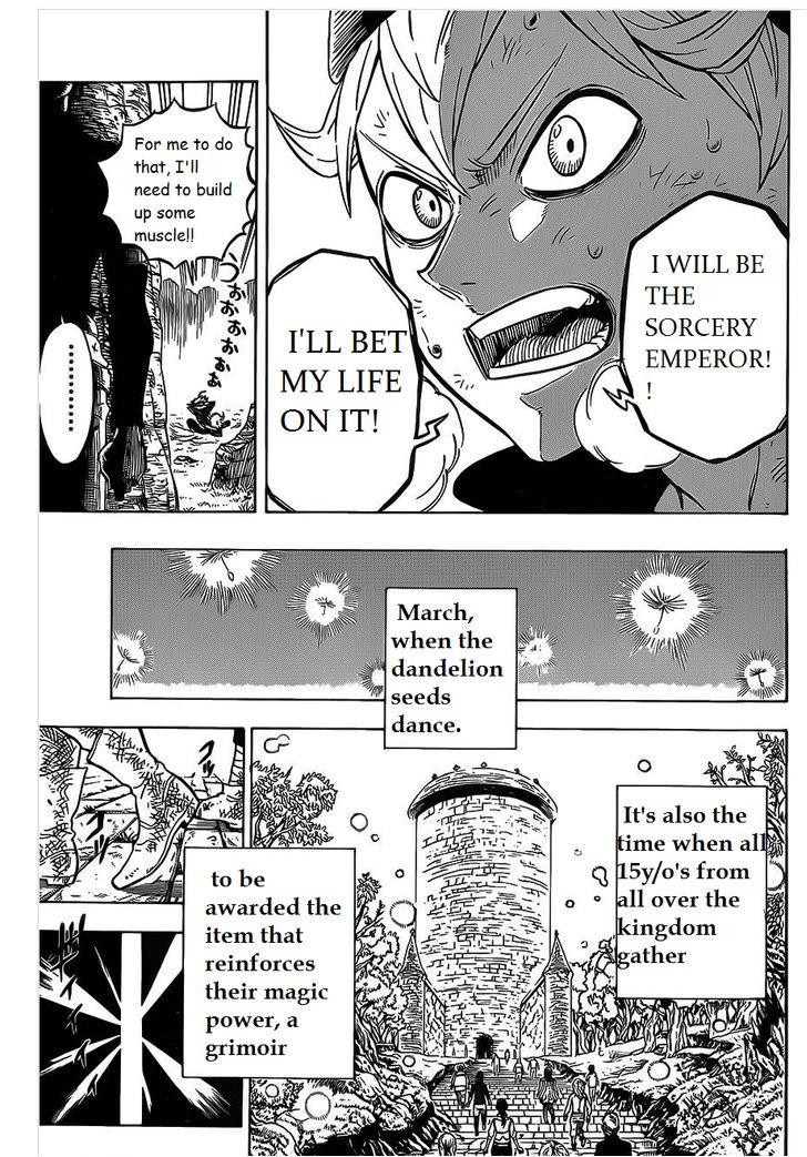 Black Clover chapter 1 page 18