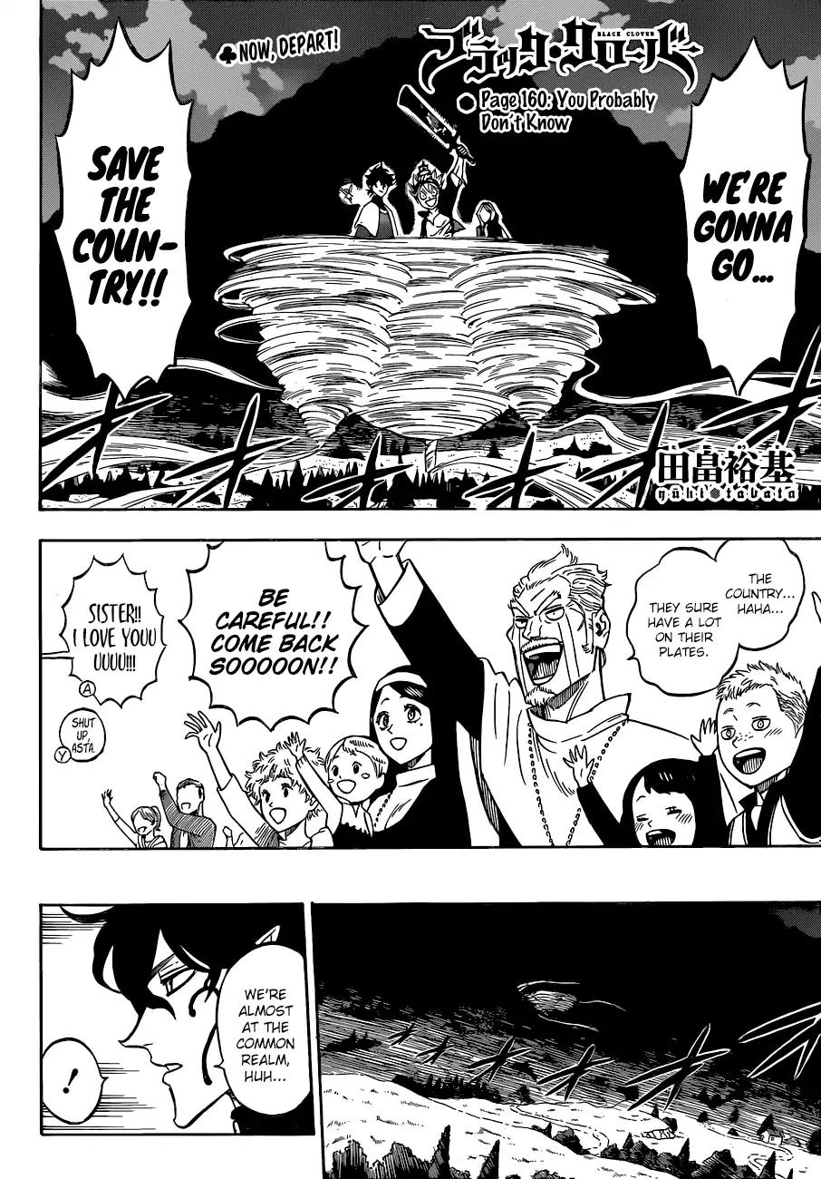 Black Clover chapter 160 page 2