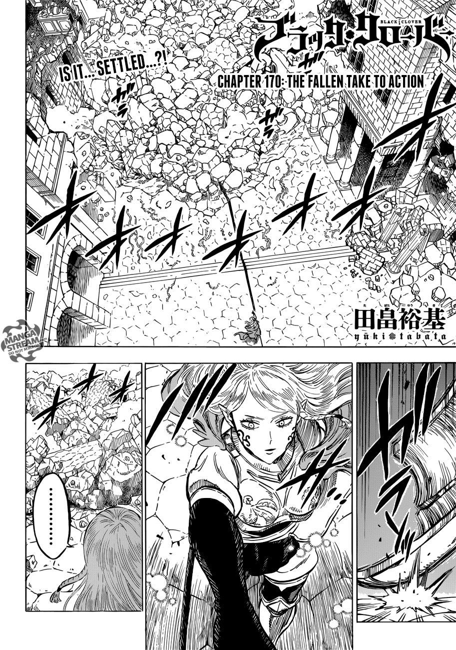 Black Clover chapter 170 page 2