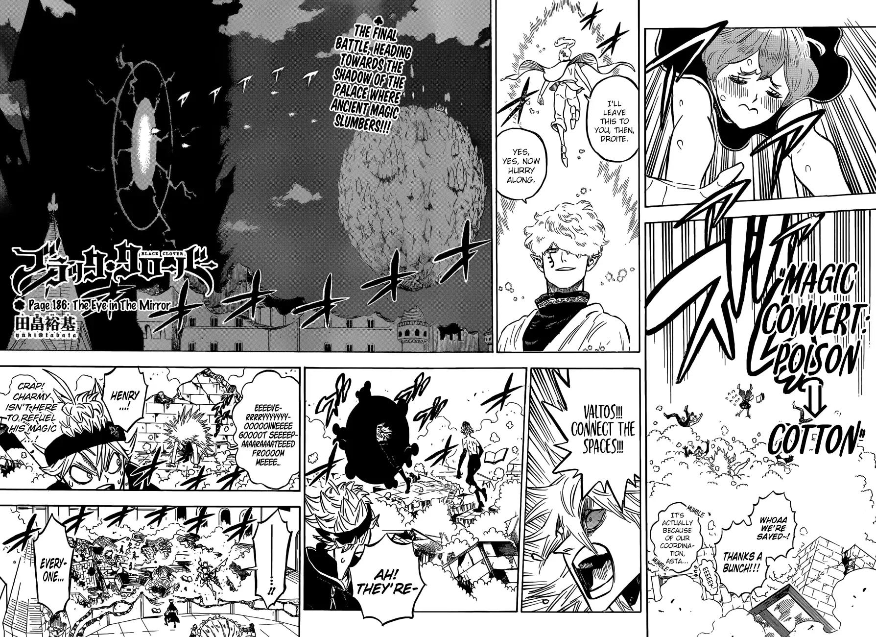 Black Clover chapter 186 page 2
