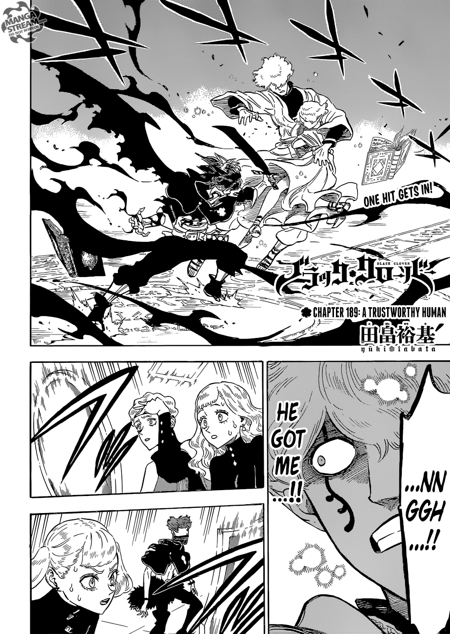 Black Clover chapter 189 page 2