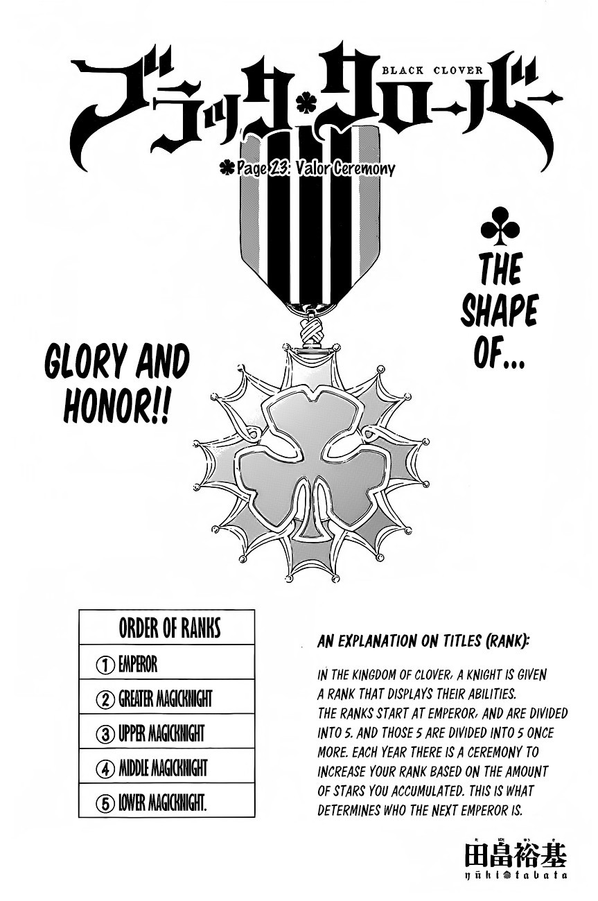 Black Clover chapter 23 page 1