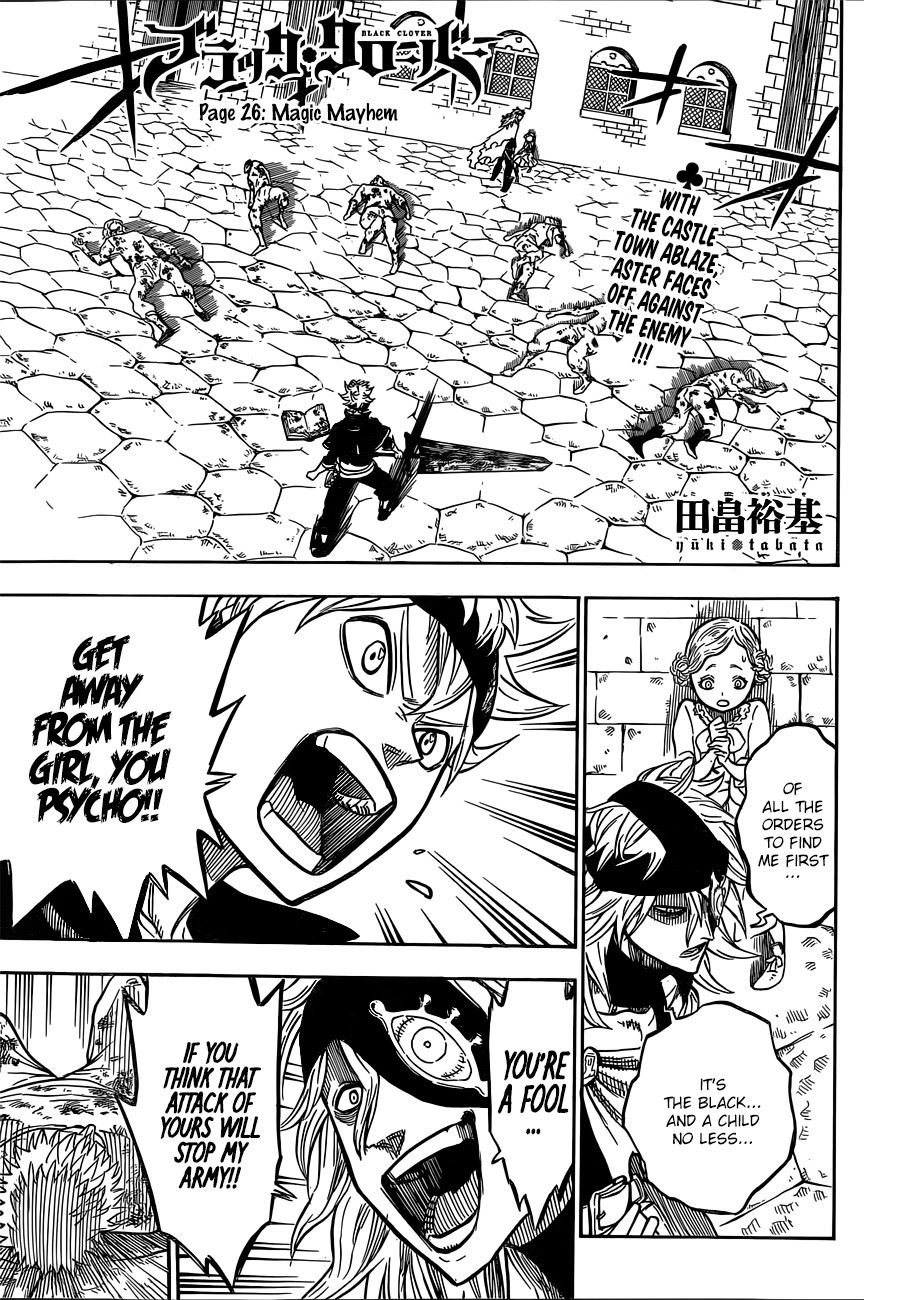 Black Clover chapter 26 page 1