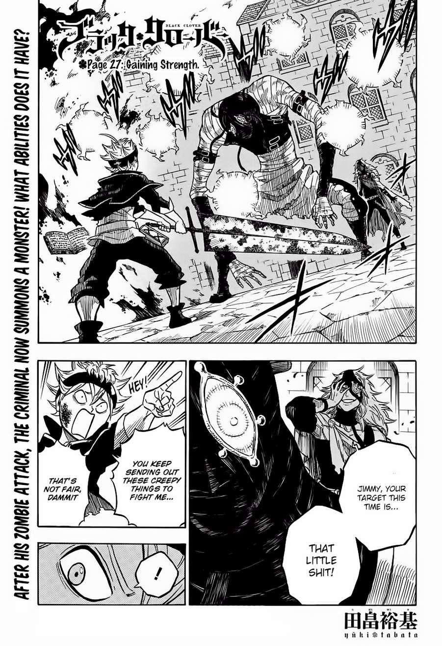 Black Clover chapter 27 page 1