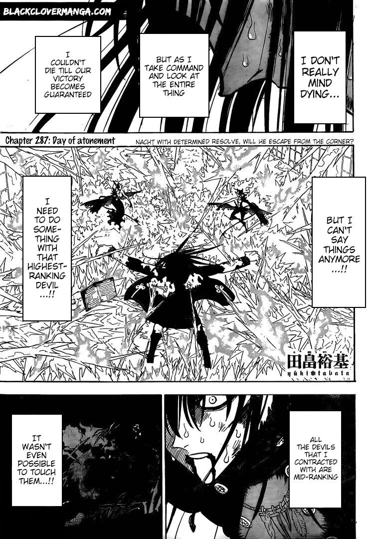 Black Clover chapter 287 page 1