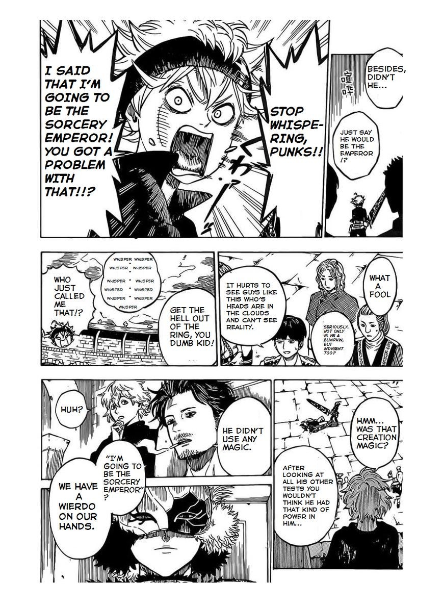 Black Clover chapter 3 page 2