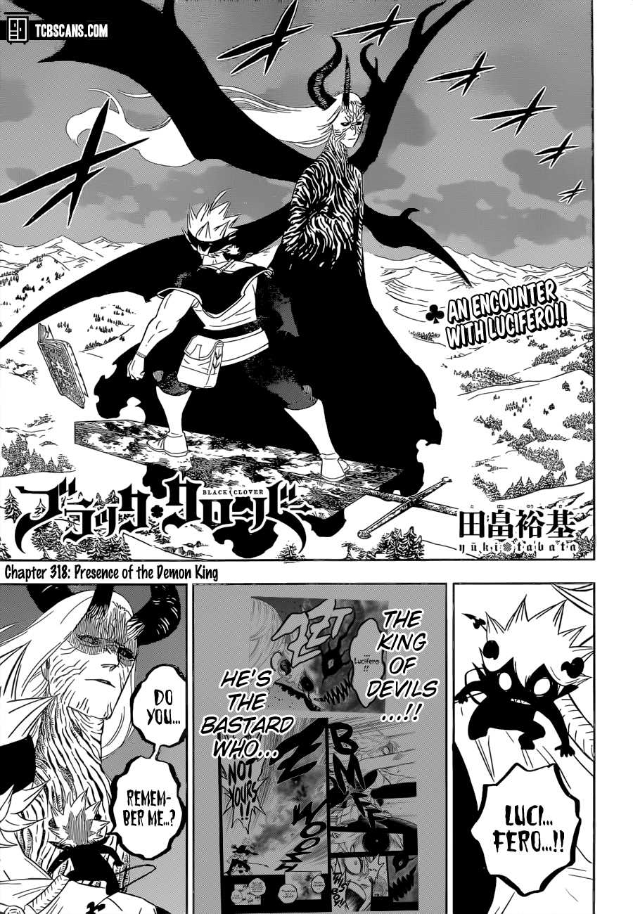 Black Clover chapter 318 page 1