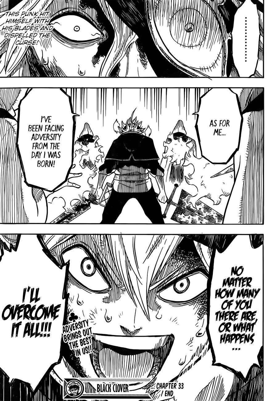 Black Clover chapter 33 page 17