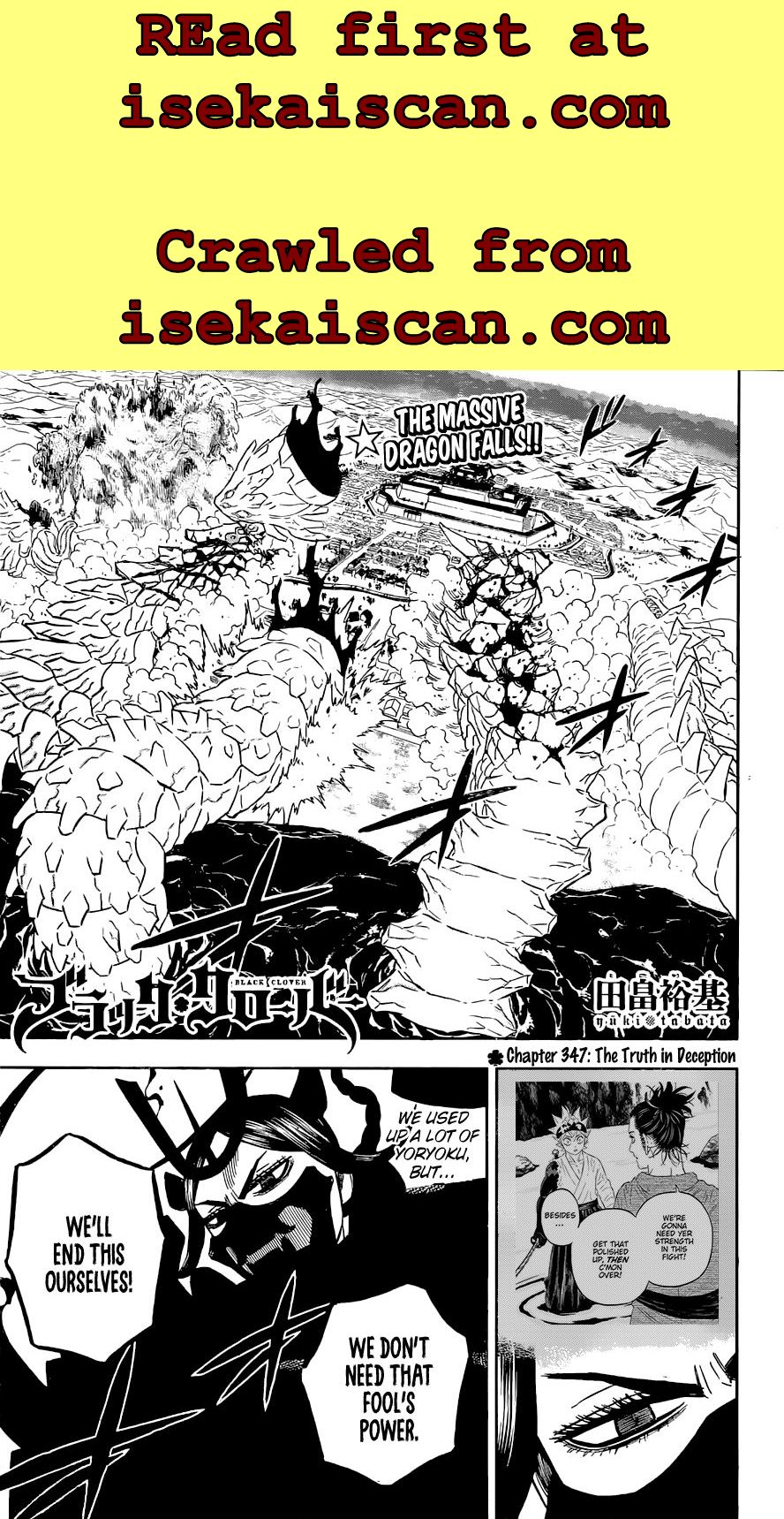 Black Clover chapter 347 page 1