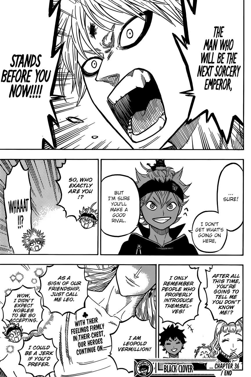 Black Clover chapter 36 page 17