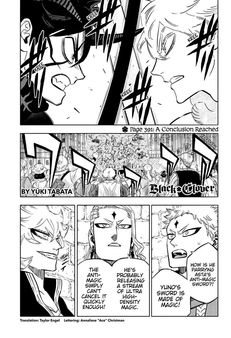 Black Clover chapter 391 page 1