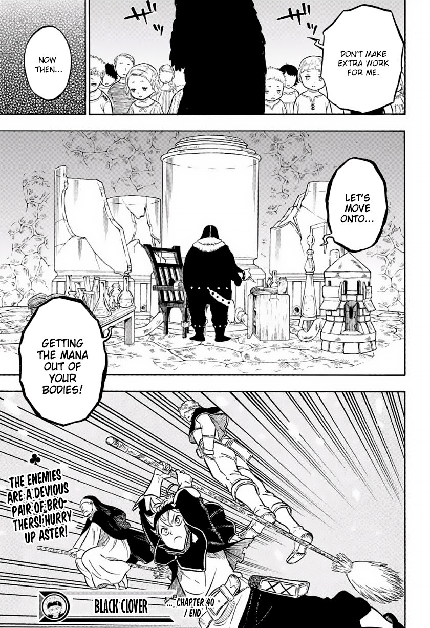 Black Clover chapter 40 page 17