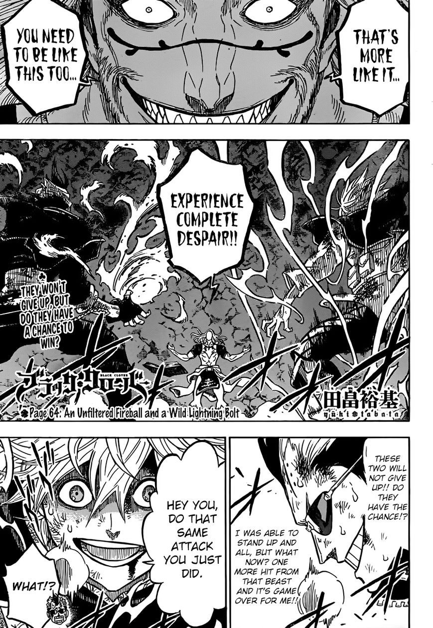 Black Clover chapter 64 page 1