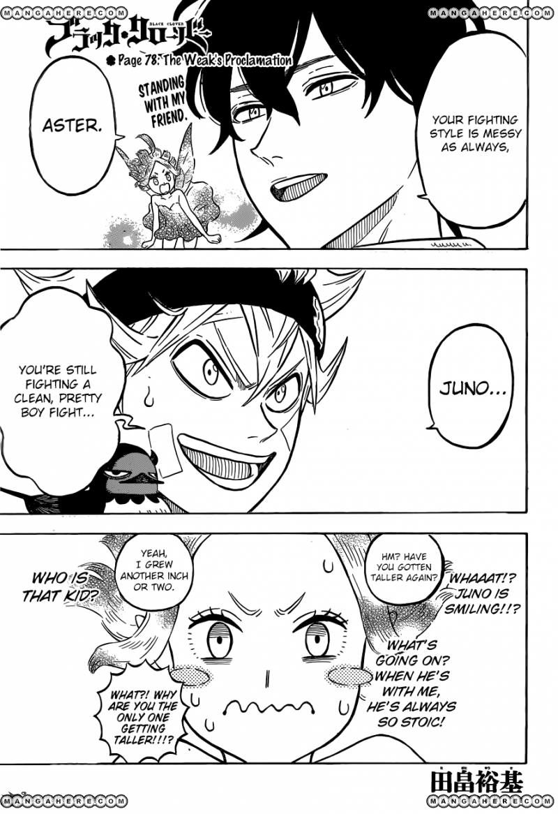Black Clover chapter 78 page 1