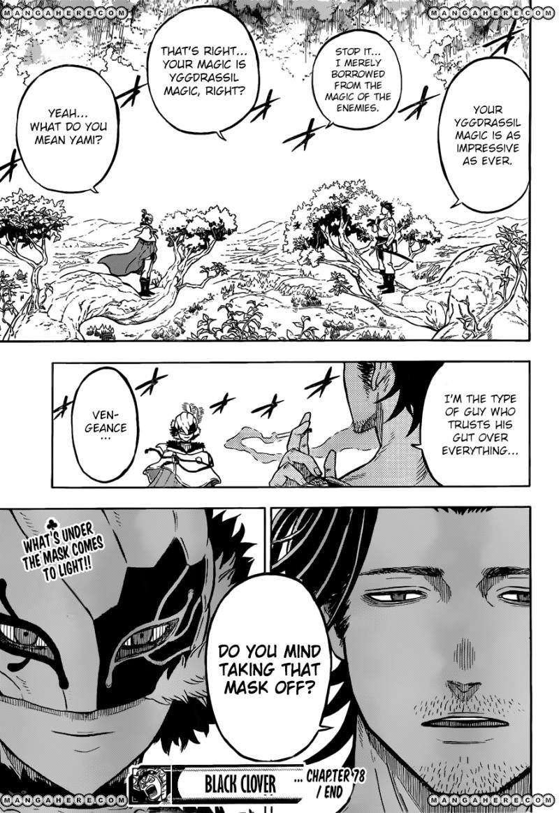 Black Clover chapter 78 page 18