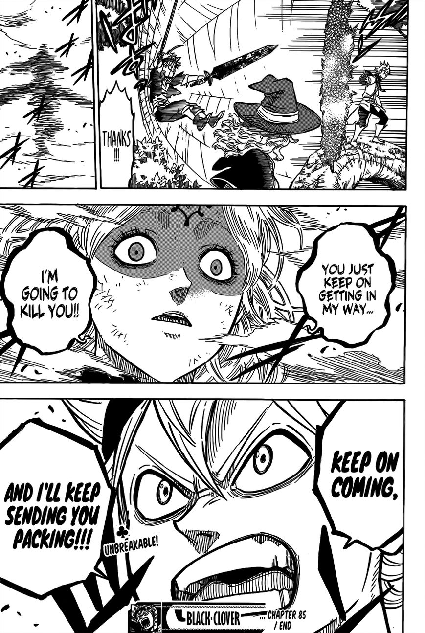 Black Clover chapter 85 page 17