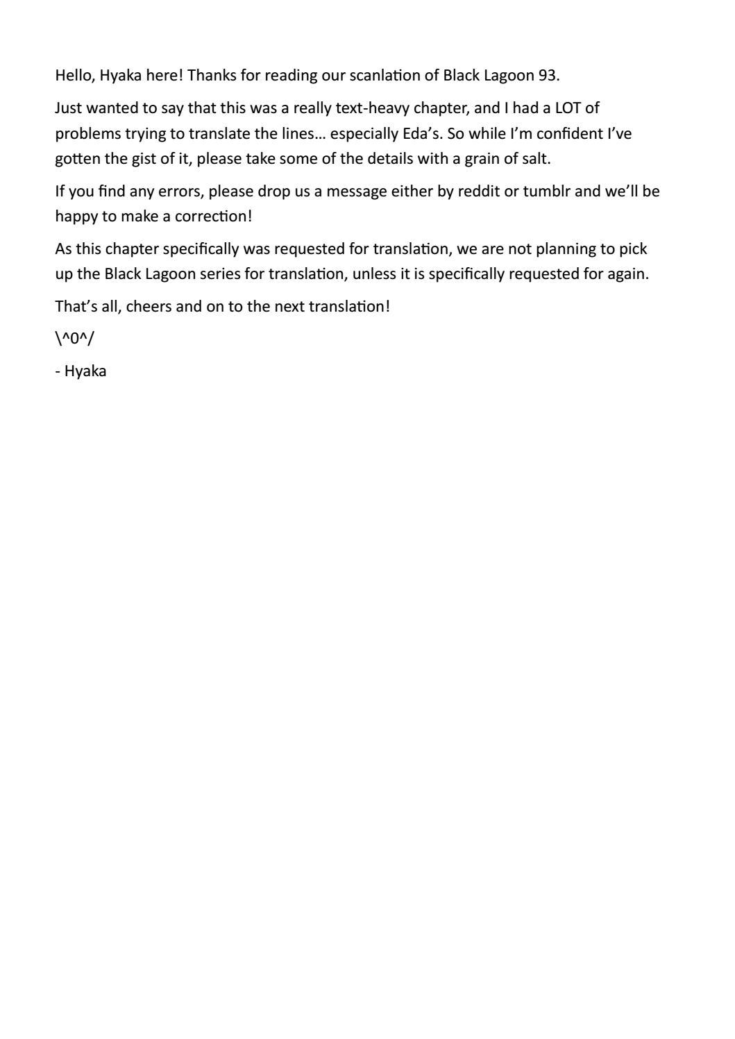 Black Lagoon chapter 93 page 18