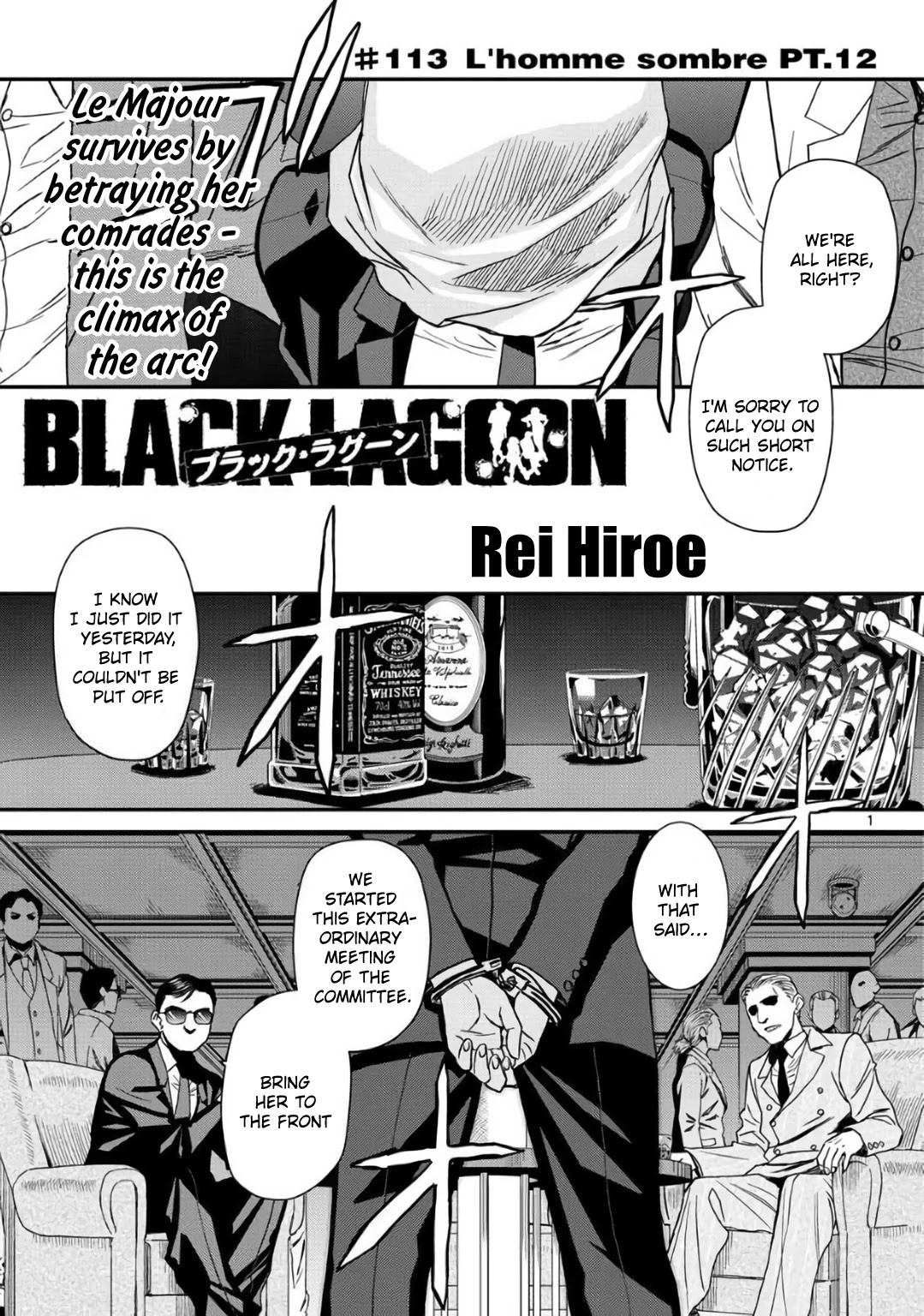 Black Lagoon chapter 113 page 1