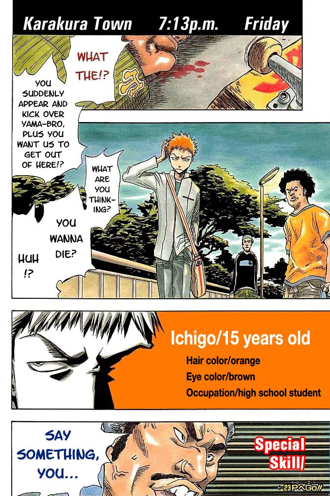 Bleach chapter 1 page 3
