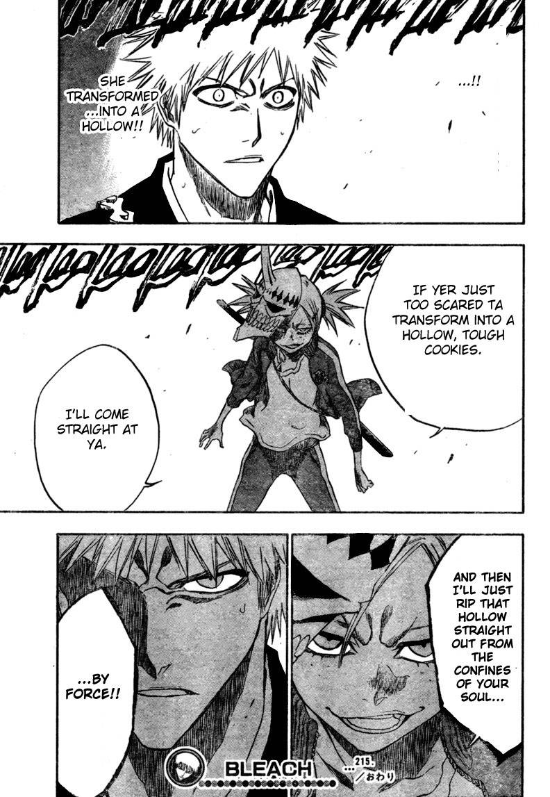 Bleach chapter 215 page 17