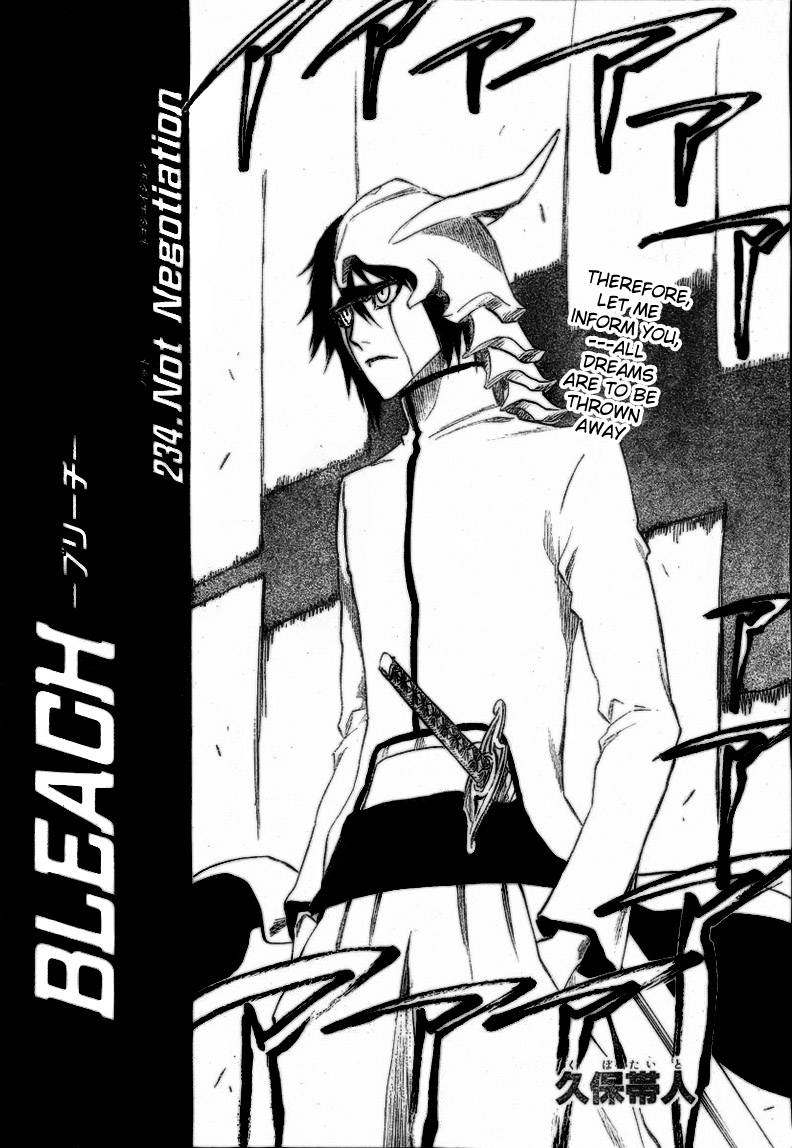 Bleach chapter 234 page 1