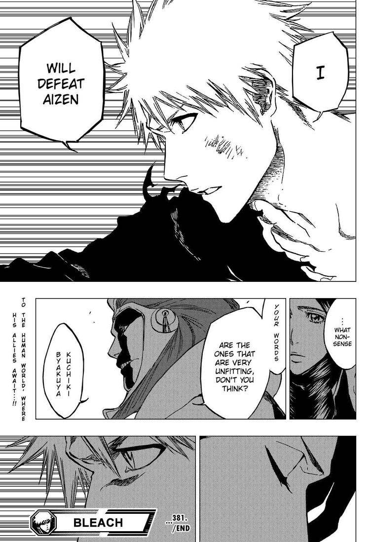 Bleach chapter 381 page 18