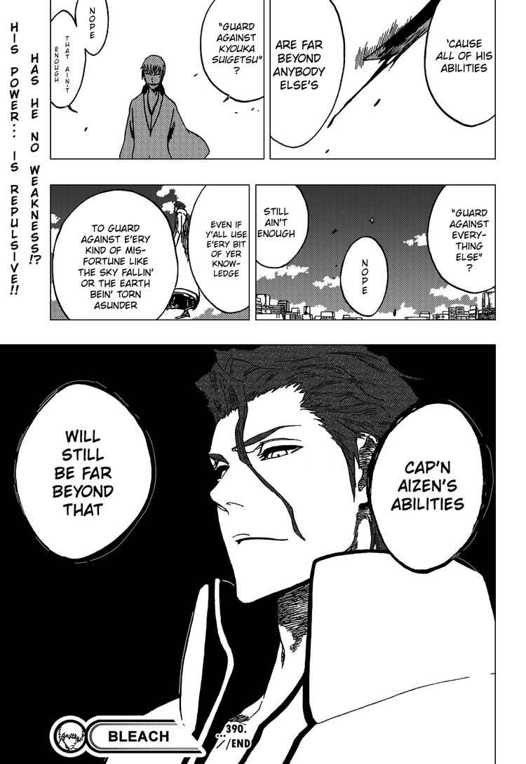 Bleach chapter 390 page 17