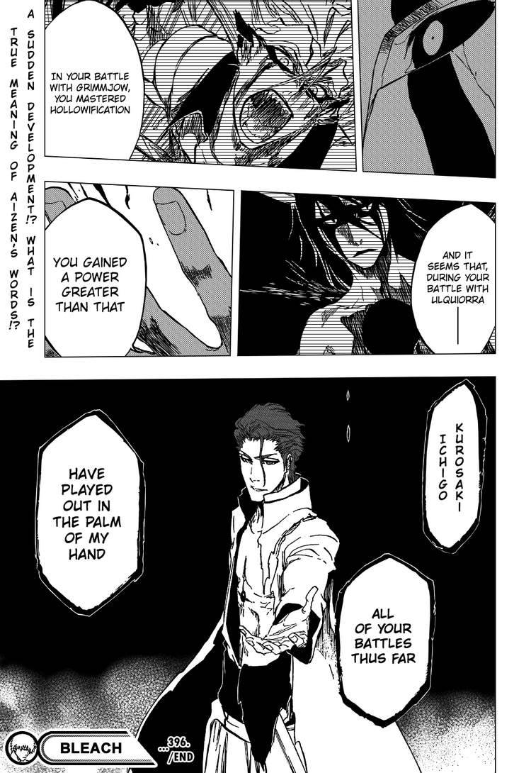 Bleach chapter 396 page 18