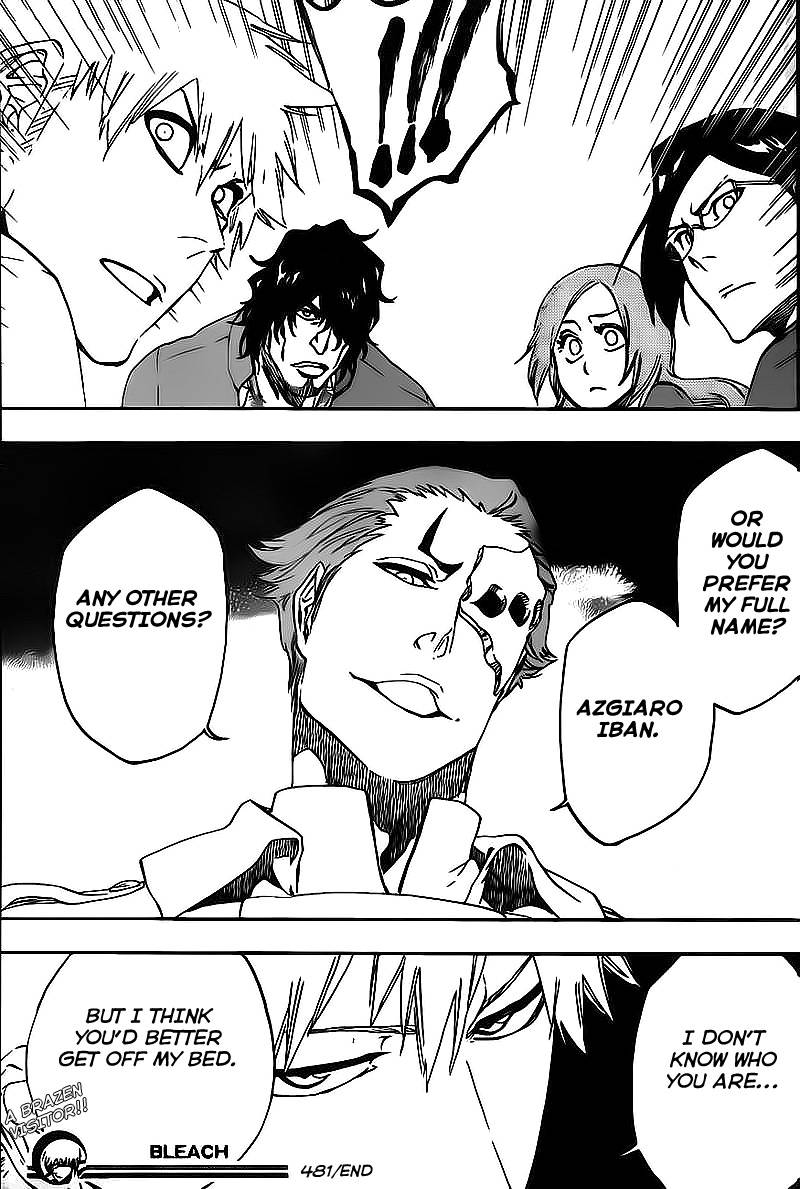 Bleach chapter 481 page 15
