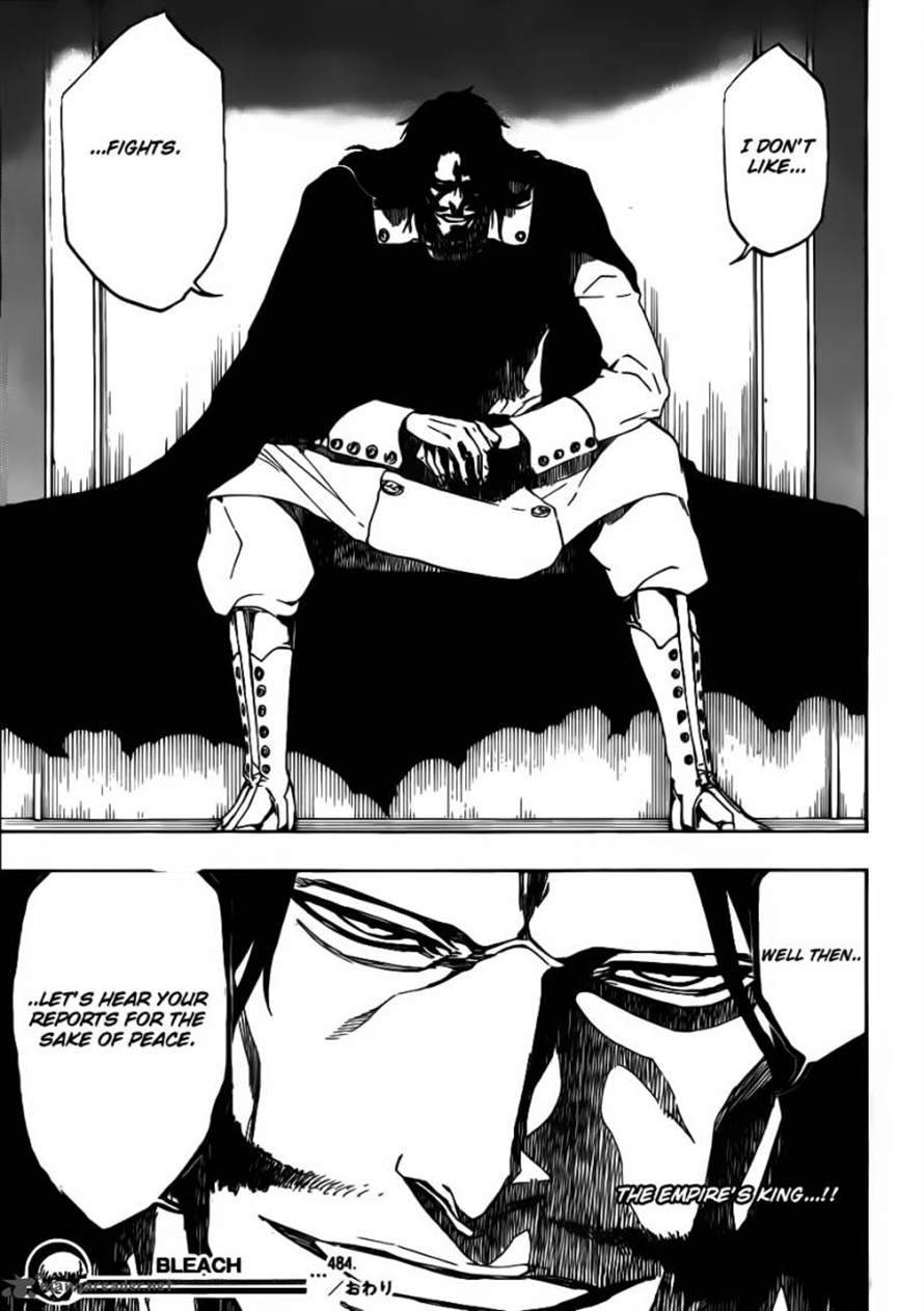 Bleach chapter 484 page 15