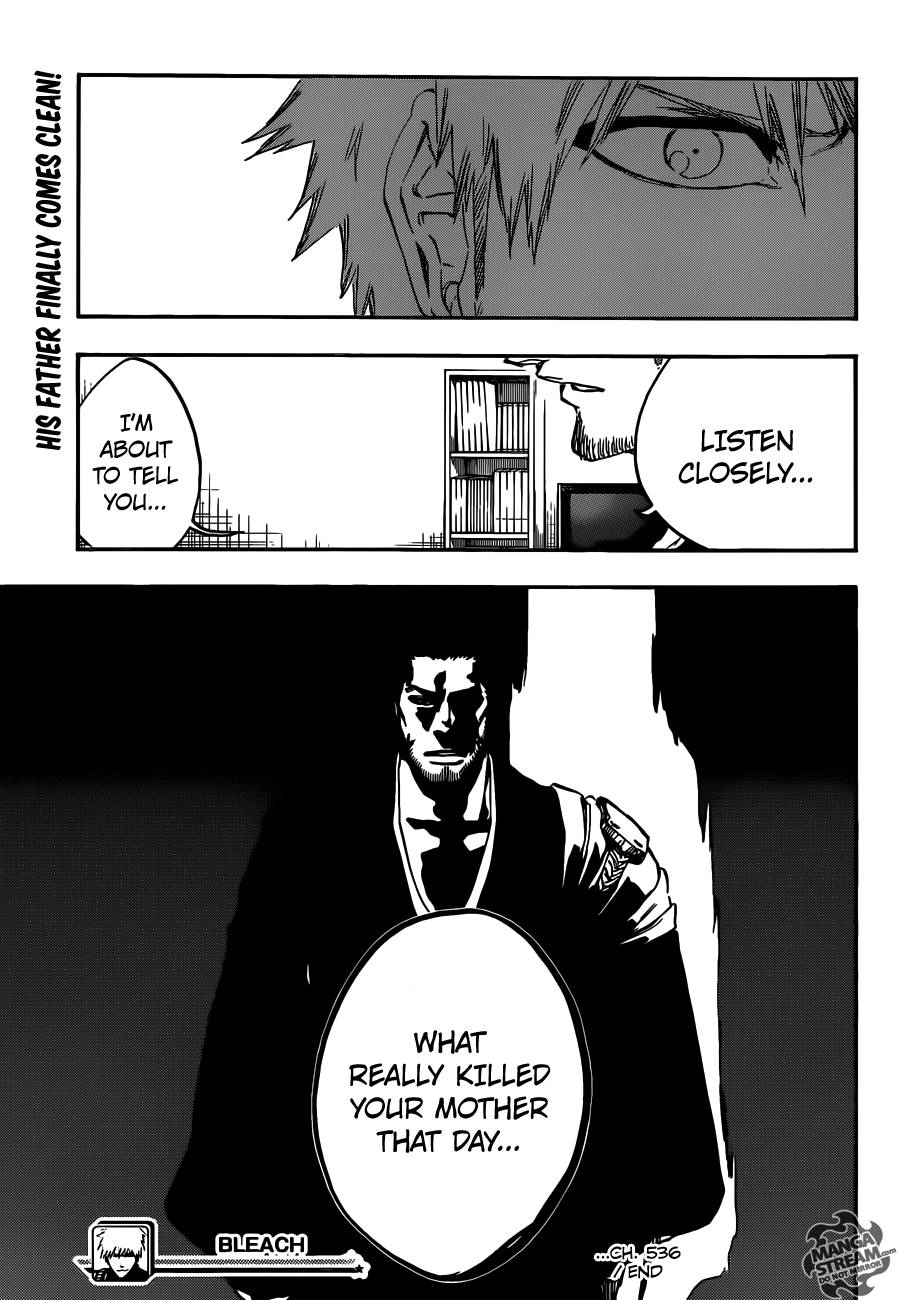 Bleach chapter 536 page 19