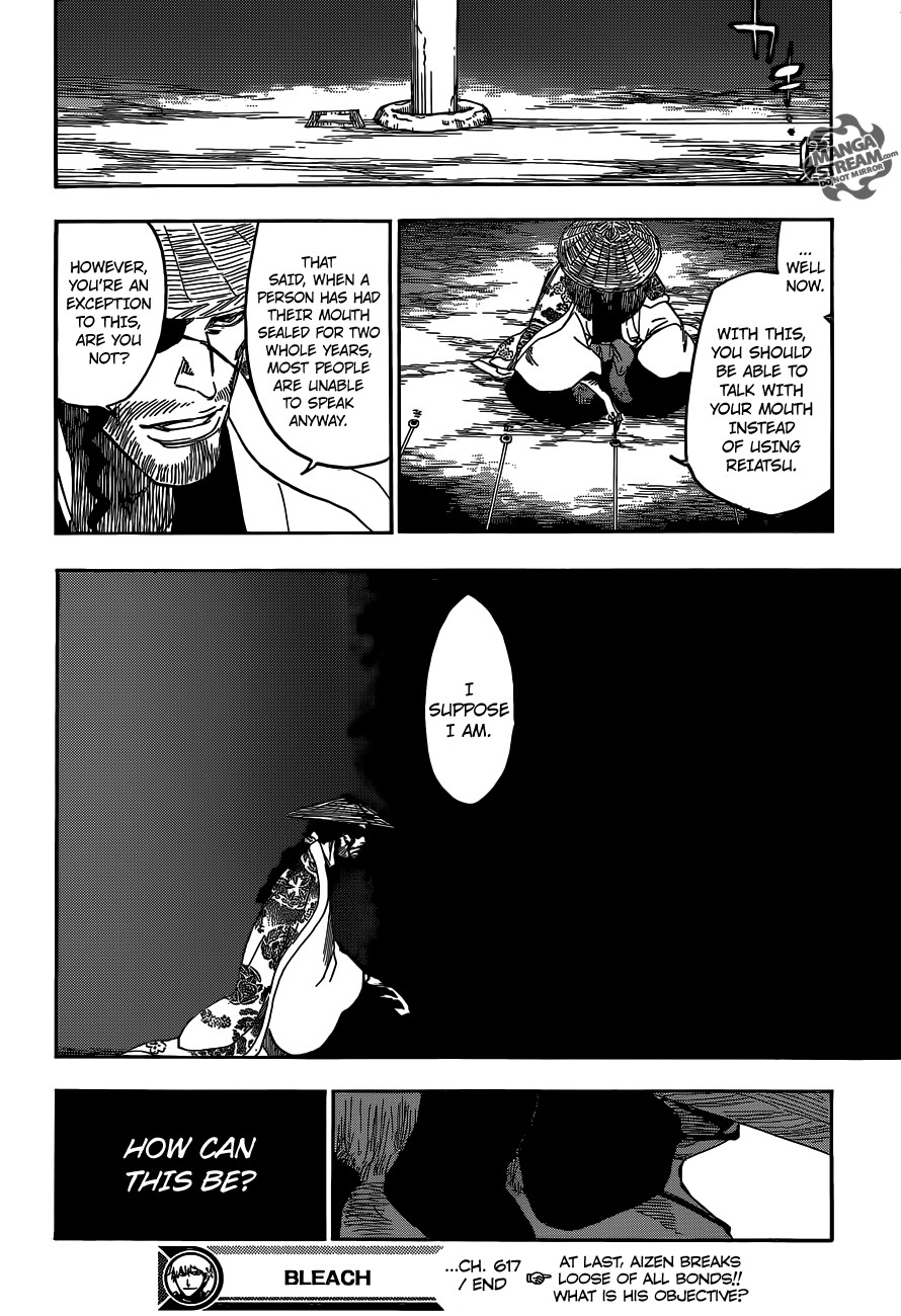 Bleach chapter 617 page 20