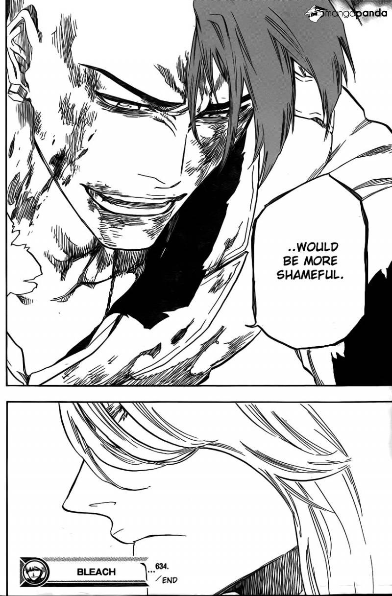 Bleach chapter 634 page 14