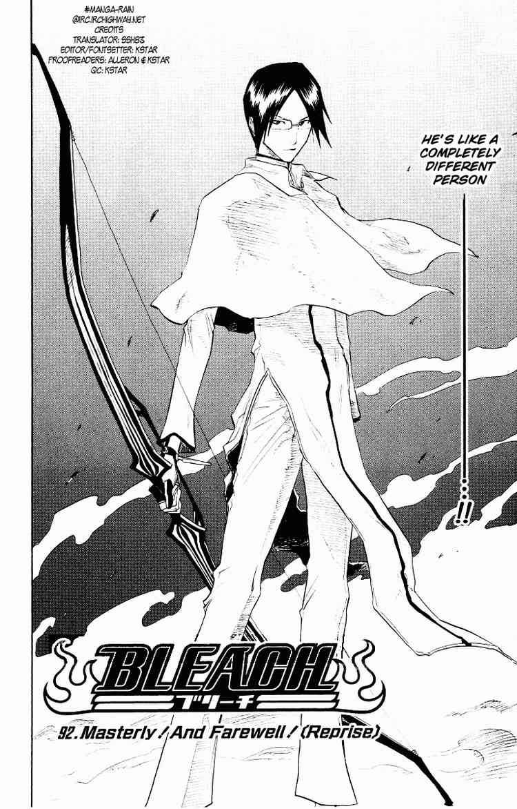 Bleach chapter 92 page 1