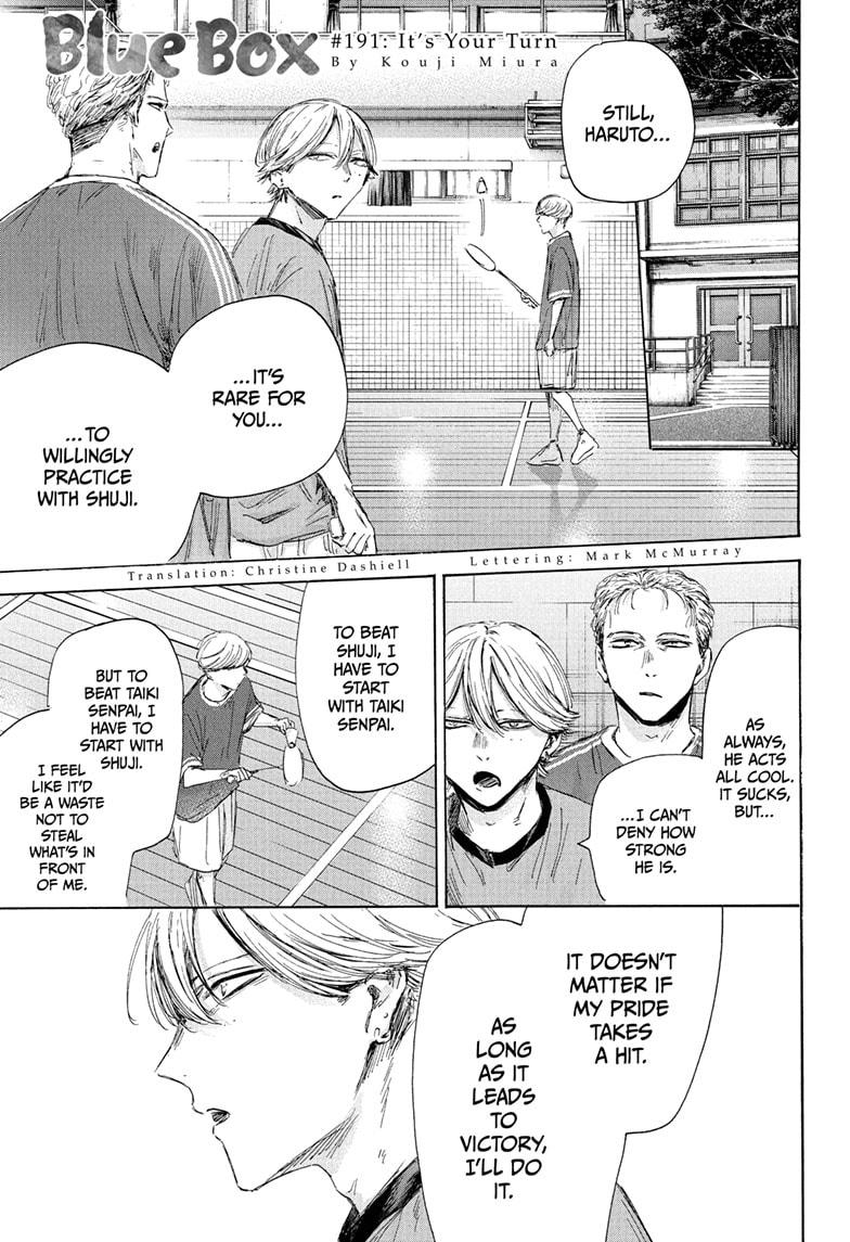 Blue Box chapter 191 page 1