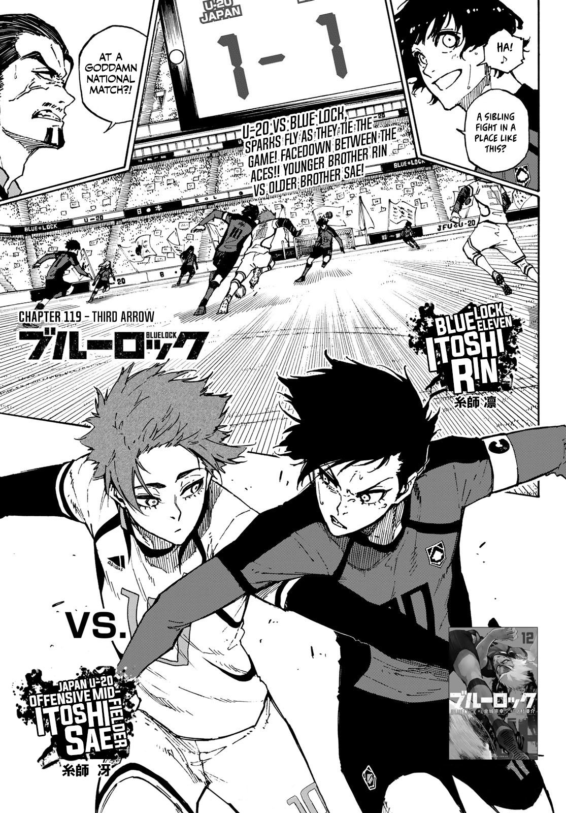 Blue Lock chapter 119 page 1