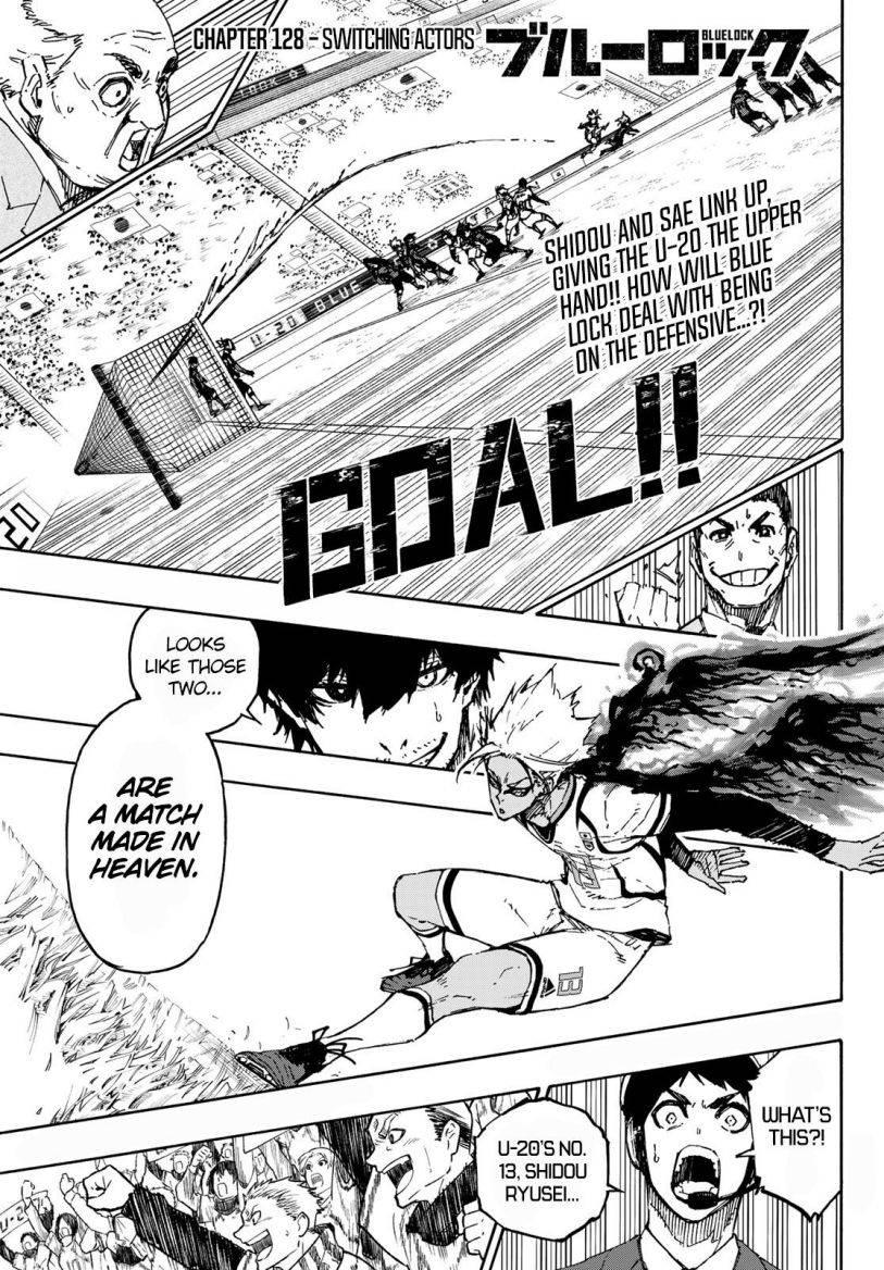 Blue Lock chapter 128 page 1