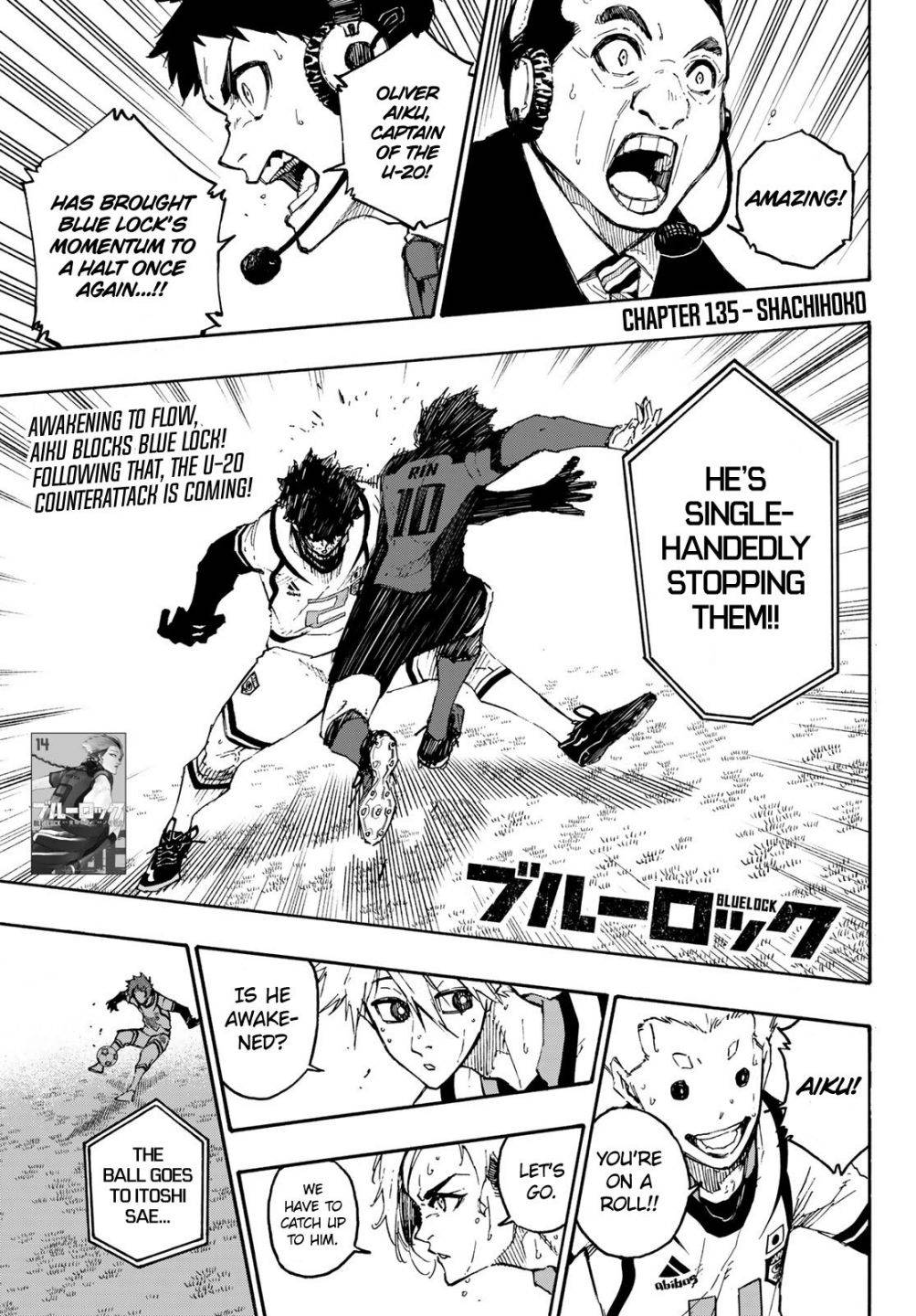 Blue Lock chapter 135 page 1