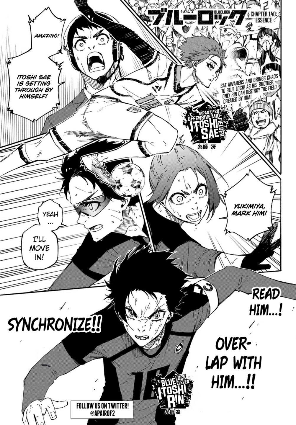 Blue Lock chapter 140 page 2