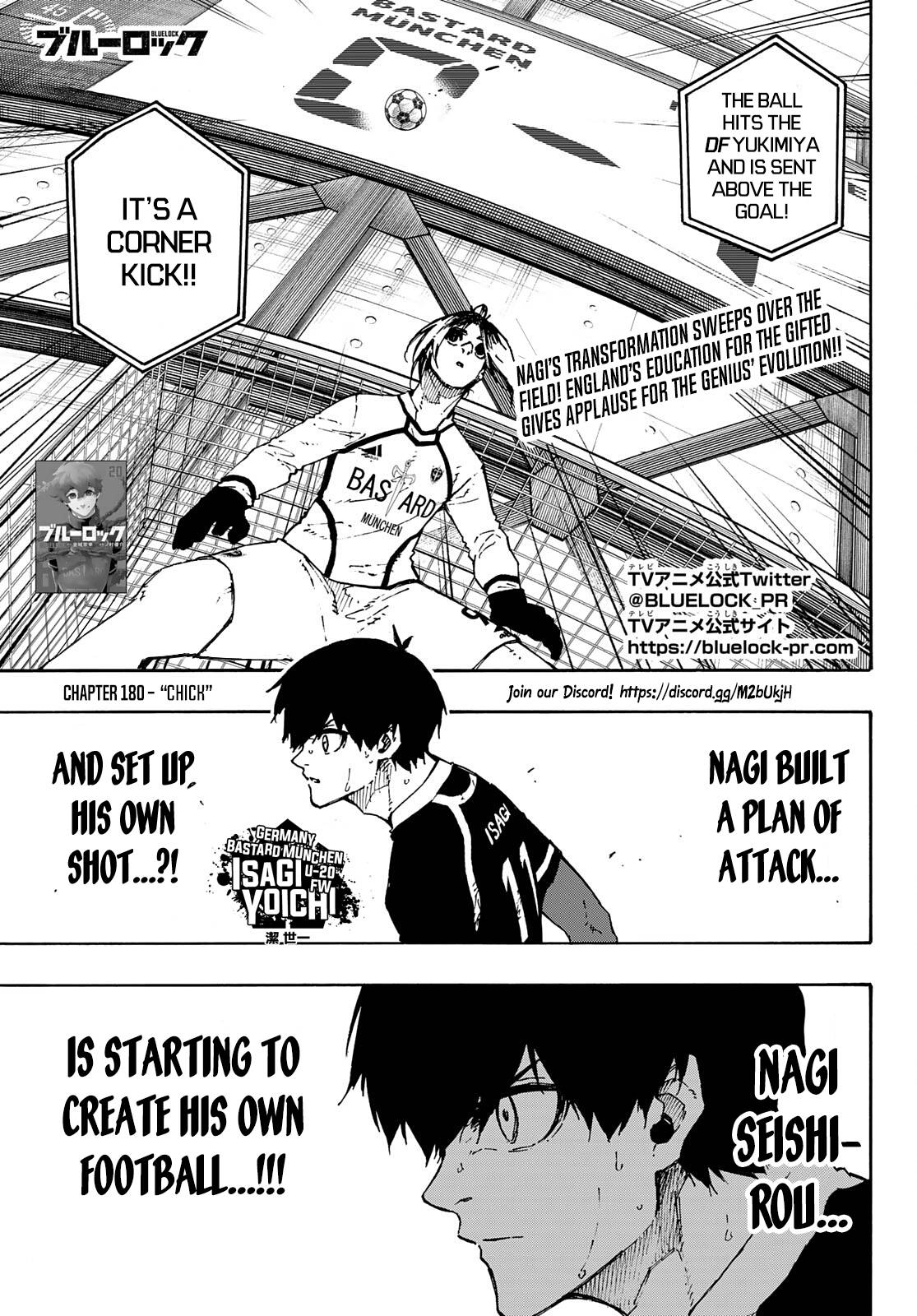 Blue Lock chapter 180 page 2