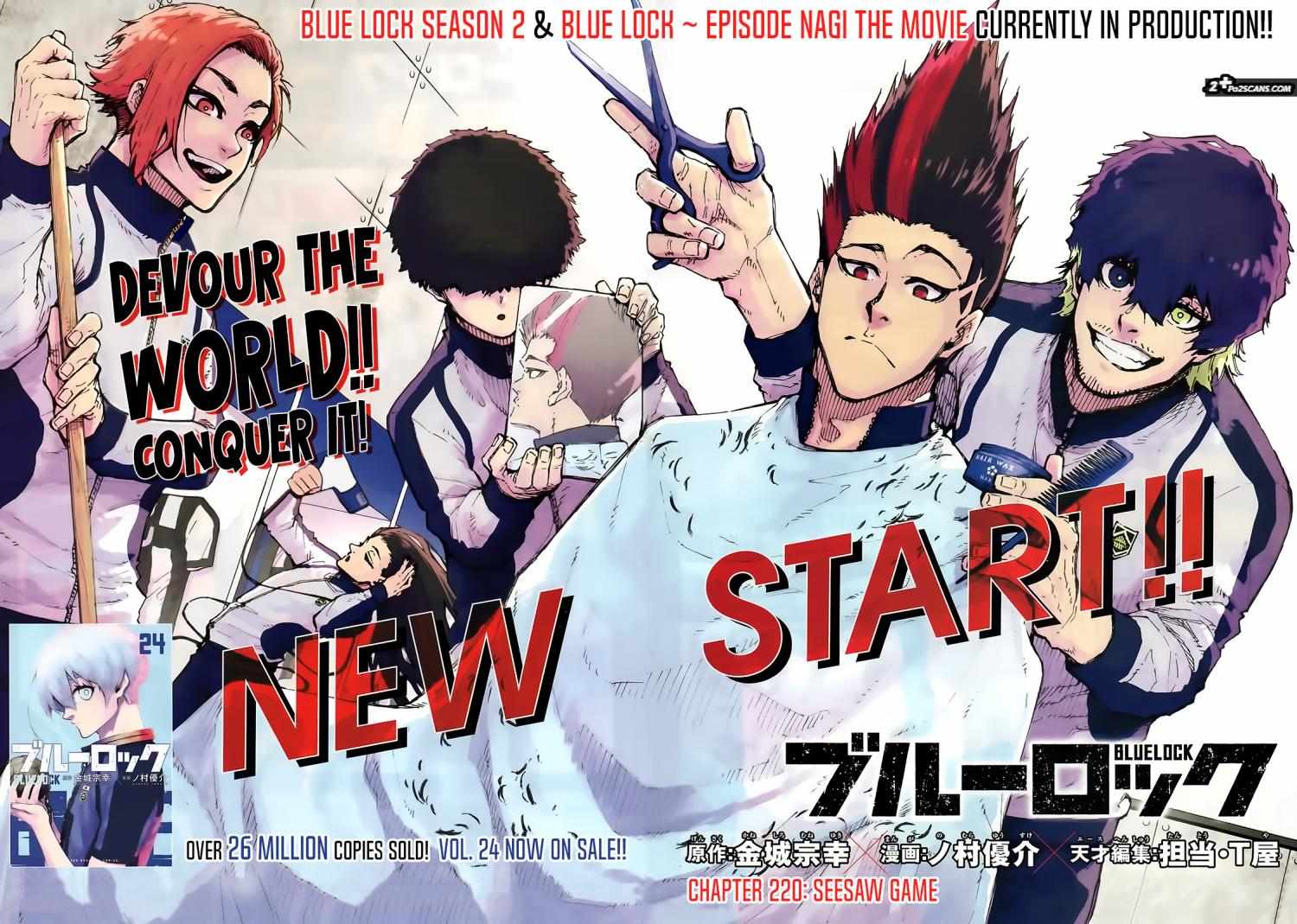 Blue Lock chapter 220 page 2