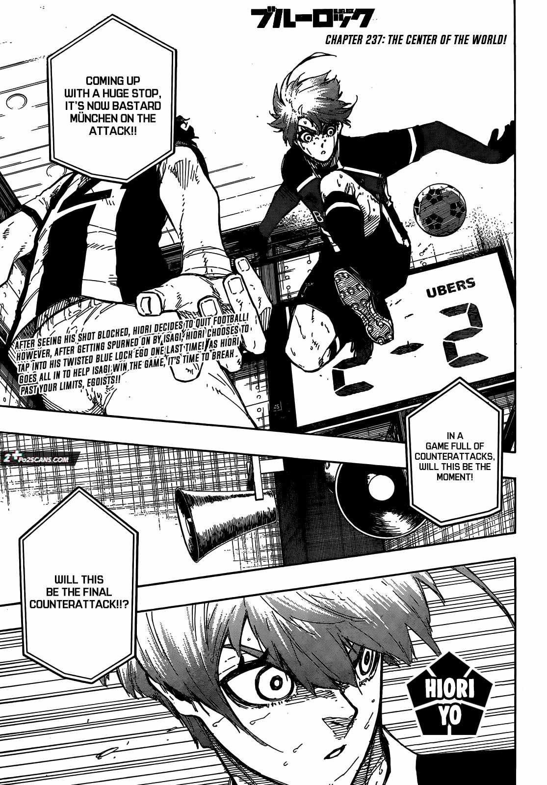 Blue Lock chapter 237 page 1