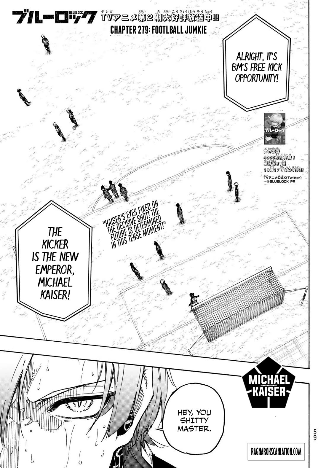 Blue Lock chapter 279 page 1