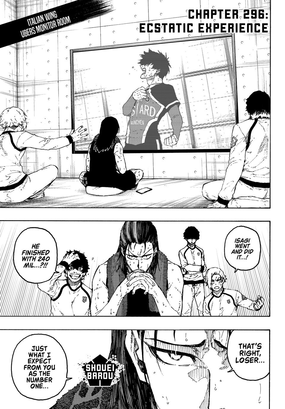 Blue Lock chapter 296 page 1