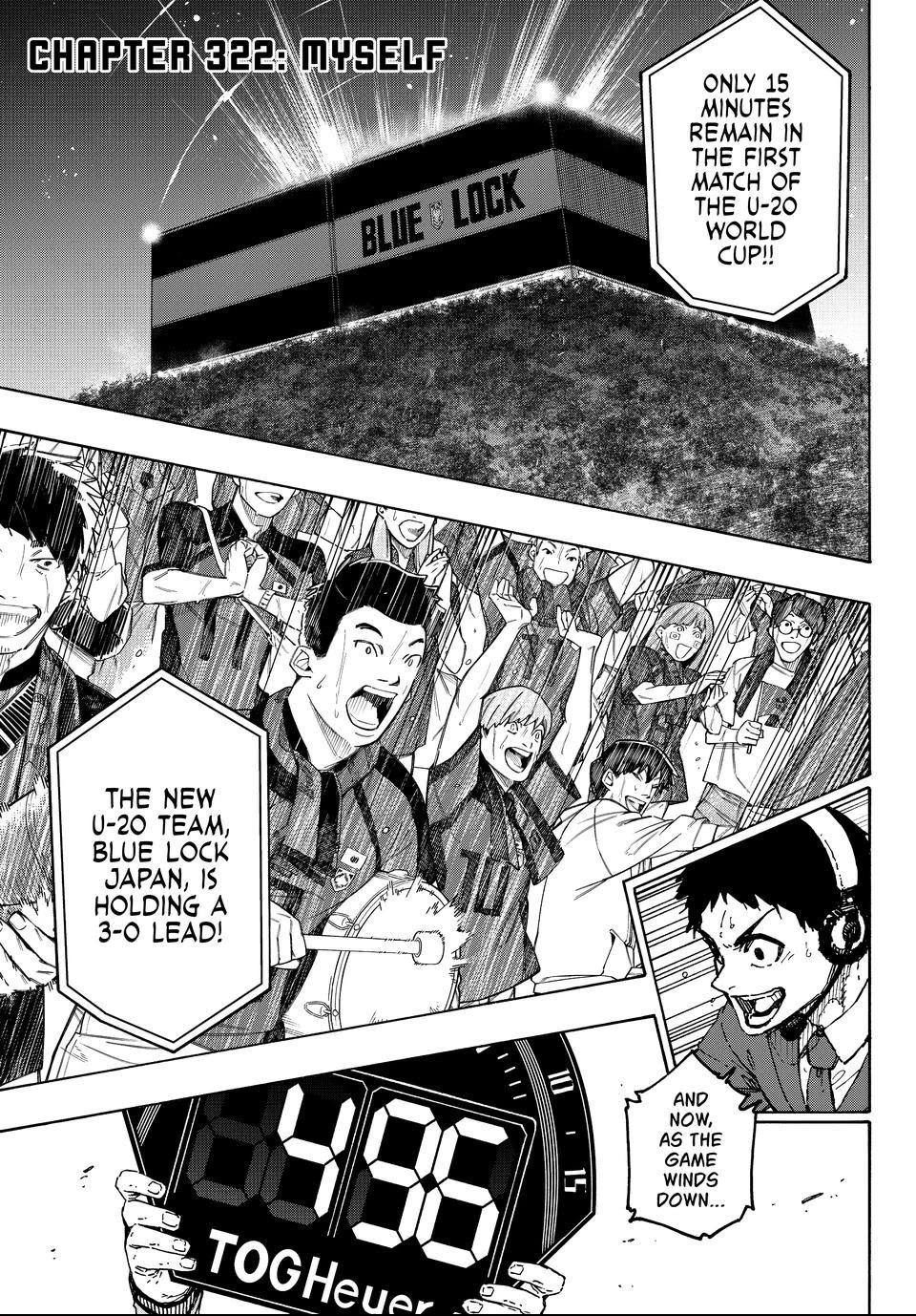 Blue Lock chapter 322 page 1